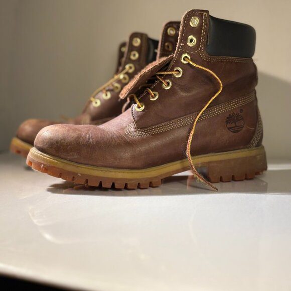 Timberland Men’s 6-Inch Premium Leather Boots - Picture 1 of 7